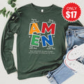 Amen Long Sleeve - Heather Forest - 17 product image 1