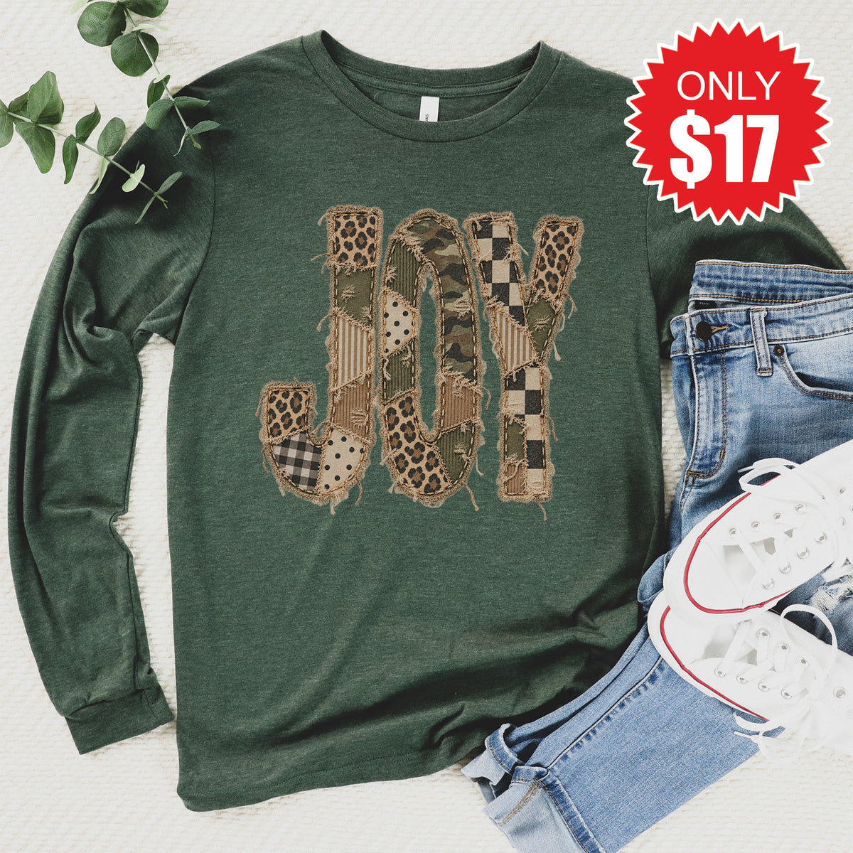 Joy Long Sleeve - Heather Forest - 17 product image 1