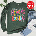 The Heavens Are Roaring Long Sleeve - Heather Forest - 17 product image 1
