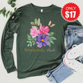 Wonderfully Made Long Sleeve - Heather Forest - 17 product image 1