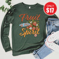 Fruit Of The Spirit Long Sleeve - Heather Forest - 17 product image 1