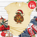 Christmas Chicken Tee - Heather French Vanilla - 15 product image 1