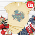 Texas Christmas Tee - Heather French Vanilla - 15 product image 1