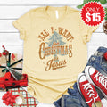 All I Want For Christmas Tee - Heather French Vanilla - 15 product image 1
