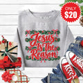 Jesus Is The Reason Sweatshirt - Heather Grey - 20 product image 1