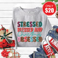 Christmas Obsessed Sweatshirt - Heather Grey - 20 product image 1