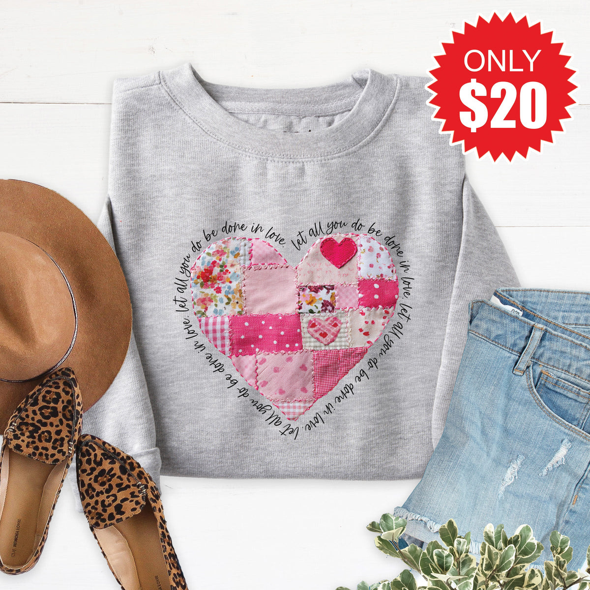 Let All You Do Sweatshirt - Heather Grey - 20 product image 1
