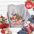 Feral But Festive Sweatshirt - Heather Grey - 20 product image 1