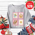 True Story Stamps Sweatshirt - Heather Grey - 20 product image 1