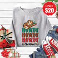 Howdy Christmas Sweatshirt - Heather Grey - 20 product image 1