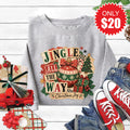 Jingle All The Way Sweatshirt - Heather Grey - 20 product image 1