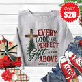 Good and Perfect Gift Sweatshirt - Heather Grey - 20 product image 1
