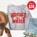 Washed In The Water Sweatshirt - Heather Grey - 20 product image 1