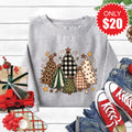 Christmas Trees Sweatshirt - Heather Grey - 20 product image 1