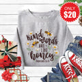 Kind Words Sweatshirt - Heather Grey - 20 product image 1