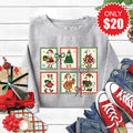 Geese Stamps Sweatshirt - Heather Grey - 20 product image 1