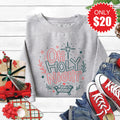 Oh Holy Night Sweatshirt - Heather Grey - 20 product image 1