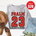 Psalm 23 Sweatshirt - Heather Grey - 20 product image 1