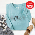 Christ Sweatshirt - Heather Lagoon - 20 product image 1