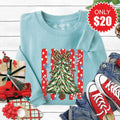 Christmas Tree Sweatshirt - Heather Lagoon - 20 product image 1