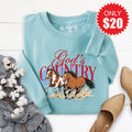 God's Country Sweatshirt - Heather Lagoon - 20 product image 1