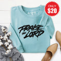 Praise The Lord Sweatshirt - Heather Lagoon - 20 product image 1
