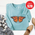 There Was Jesus Sweatshirt - Heather Lagoon - 20 product image 1