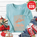 Hope Is Born Sweatshirt - Heather Lagoon - 20 product image 1