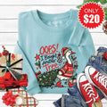Oops Goose Sweatshirt - Heather Lagoon - 20 product image 1