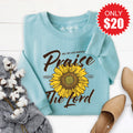Praise The Lord Sweatshirt - Heather Lagoon - 20 product image 1