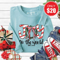 Joy To The World Sweatshirt - Heather Lagoon - 20 product image 1