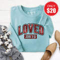 Loved Sweatshirt - Heather Lagoon - 20 product image 1