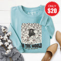 In The World Sweatshirt - Heather Lagoon - 20 product image 1