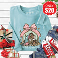 O Come Let Us Adore Him Sweatshirt - Heather Lagoon - 20 product image 1