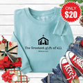 Greatest Gift Sweatshirt - Heather Lagoon - 20 product image 1