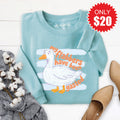 Flabbers Have Been Gasted Sweatshirt - Heather Lagoon - 20 product image 1