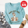 God's Got This Sweatshirt - Heather Lagoon - 20 product image 1