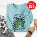 I'm A Delight Sweatshirt - Heather Lagoon - 20 product image 1