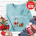 Jingle All The Way Sweatshirt - Heather Lagoon - 20 product image 1