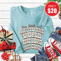 Joy To The World Sweatshirt - Heather Lagoon - 20 product image 1