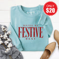 Festive Best Sweatshirt - Heather Lagoon - 20 product image 1
