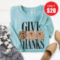Give Thanks Sweatshirt - Heather Lagoon - 20 product image 1