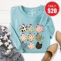 Chickens Sweatshirt - Heather Lagoon - 20 product image 1