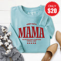 Keep Faith Mama Sweatshirt - Heather Lagoon - 20 product image 1