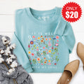 It Is Well Sweatshirt - Heather Lagoon - 20 product image 1