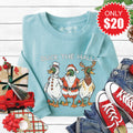 Duck The Halls Sweatshirt - Heather Lagoon - 20 product image 1