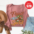 Fruit Of The Spirit Sweatshirt - Heather Mauve - 20 product image 1