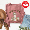 God's Got This Sweatshirt - Heather Mauve - 20 product image 1