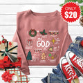 My God Is Sweatshirt - Heather Mauve - 20 product image 1