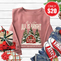 All is Calm Barn Sweatshirt - Heather Mauve - 20 product image 1